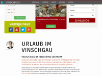ferienregion-vinschgau.com Webseite Vorschau
