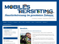 mobiles-tiersitting.de Webseite Vorschau