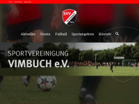 sv-vimbuch.de Webseite Vorschau