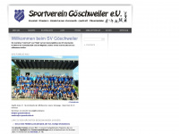 sv-goeschweiler.de Webseite Vorschau
