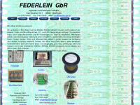 federlein-gbr.de Webseite Vorschau