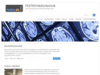 fedter.de Webseite Vorschau