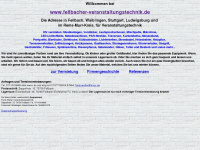fellbacher-veranstaltungstechnik.de Webseite Vorschau