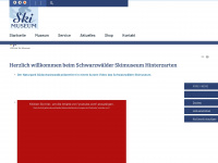 schwarzwaelder-skimuseum.de Webseite Vorschau