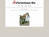 ferienhaus-els.de Webseite Vorschau