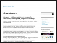minyarts.de Webseite Vorschau