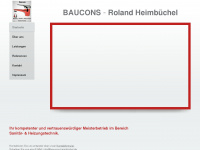 baucons-heimbuechel.de Webseite Vorschau