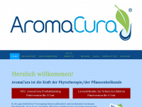 aroma-cura.de Webseite Vorschau