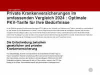 private-krankenversicherung.businesssupport.de Webseite Vorschau