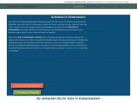 autoankauf-kaiserslautern24.de Webseite Vorschau