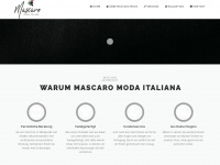 mascaro-moda.de Webseite Vorschau