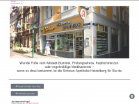 schwan-apotheke-heidelberg.de Webseite Vorschau