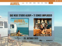 aurelmusic.de Webseite Vorschau