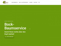 bock-baumservice.de Webseite Vorschau