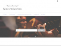 musikinstrument.info Webseite Vorschau