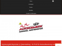 autokosmetik-mayrhofer.at Webseite Vorschau