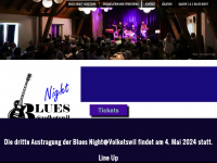 bluesnightvolketswil.ch Webseite Vorschau