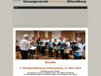 gvharmonie-wieselburg.at Webseite Vorschau
