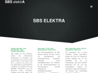 sbs-elektra.de Webseite Vorschau