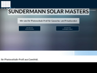 solar-masters.de Webseite Vorschau