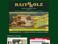raith-holz.at Webseite Vorschau