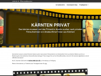 kaernten-privat.at Webseite Vorschau