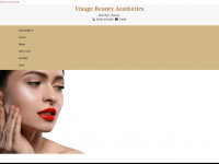 visage-beauty-aesthetics.com Webseite Vorschau