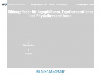 therapeutenonline-bildungsfinder.de Webseite Vorschau