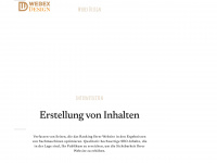 webex-design.de Webseite Vorschau