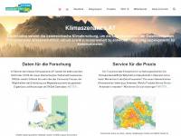 klimaszenarien.at Webseite Vorschau