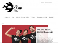 hscamp.org Webseite Vorschau
