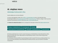 vesco.at Webseite Vorschau