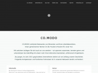 co-modo.ch Webseite Vorschau