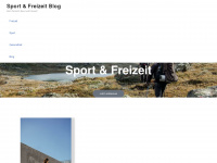 sport-freizeit-blog.com Webseite Vorschau