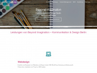 beyond-imagination.de Webseite Vorschau
