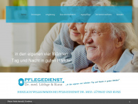 pflegedienst-lueku.de Webseite Vorschau