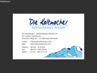 diekaltmacher.com Webseite Vorschau