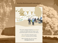 kulturschlosskromsdorf.de Webseite Vorschau