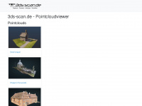 3ds-scan-pointcloud-viewer.de Webseite Vorschau