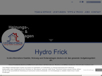 hydro-frick.it Webseite Vorschau
