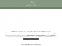 cotting-kerzenmanufaktur.ch Webseite Vorschau