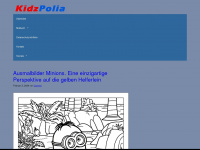 kidzpolia.com Webseite Vorschau