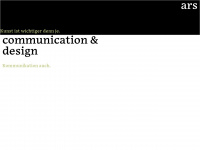 ars-communication.ch Webseite Vorschau