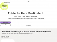 learnwithmusicly.com Webseite Vorschau