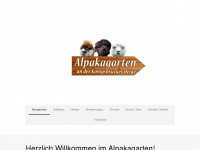 alpakagarten-koenigsbrueck.de Webseite Vorschau