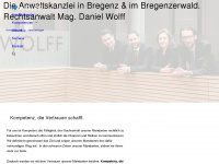 anwaltskanzlei-wolff.at Webseite Vorschau
