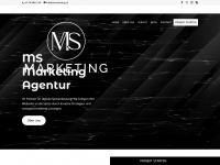 msmarketing.ch Webseite Vorschau