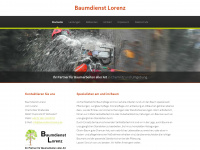 baumdienst-lorenz.de Webseite Vorschau