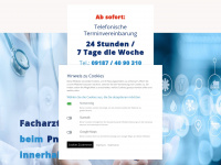 pneumologie-in-amberg.de Webseite Vorschau