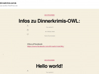 dinnerkrimis-owl.de Webseite Vorschau